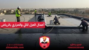 أعمال العزل المائي والحراري بالرياض