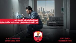 المودة لكشف تسربات المياه بالرياض الحل الأمثل لكشف وإصلاح تسربات المياه بدقة واحترافية