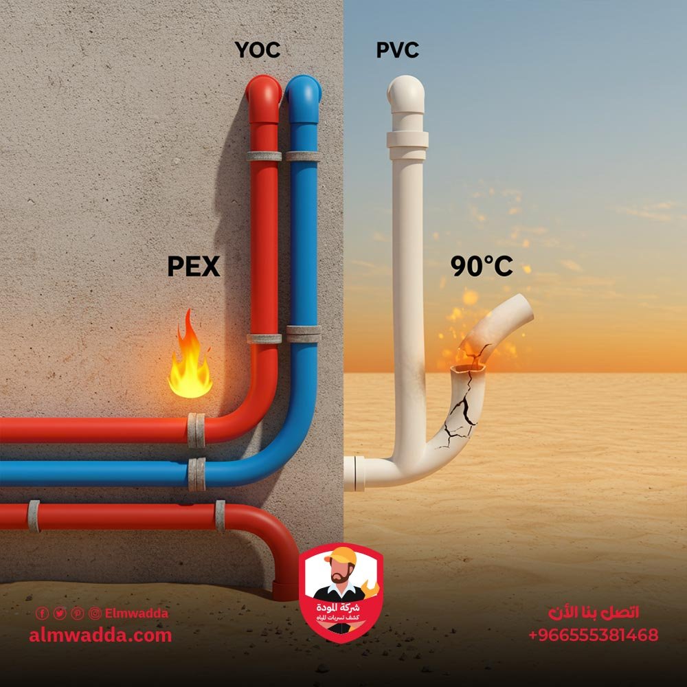 أداء المواسير في مناخ الرياض الحار