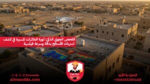 الفحص الجوي الذكي ثورة الطائرات المسيرة في كشف تسربات الأسطح بدقة وسرعة قياسية