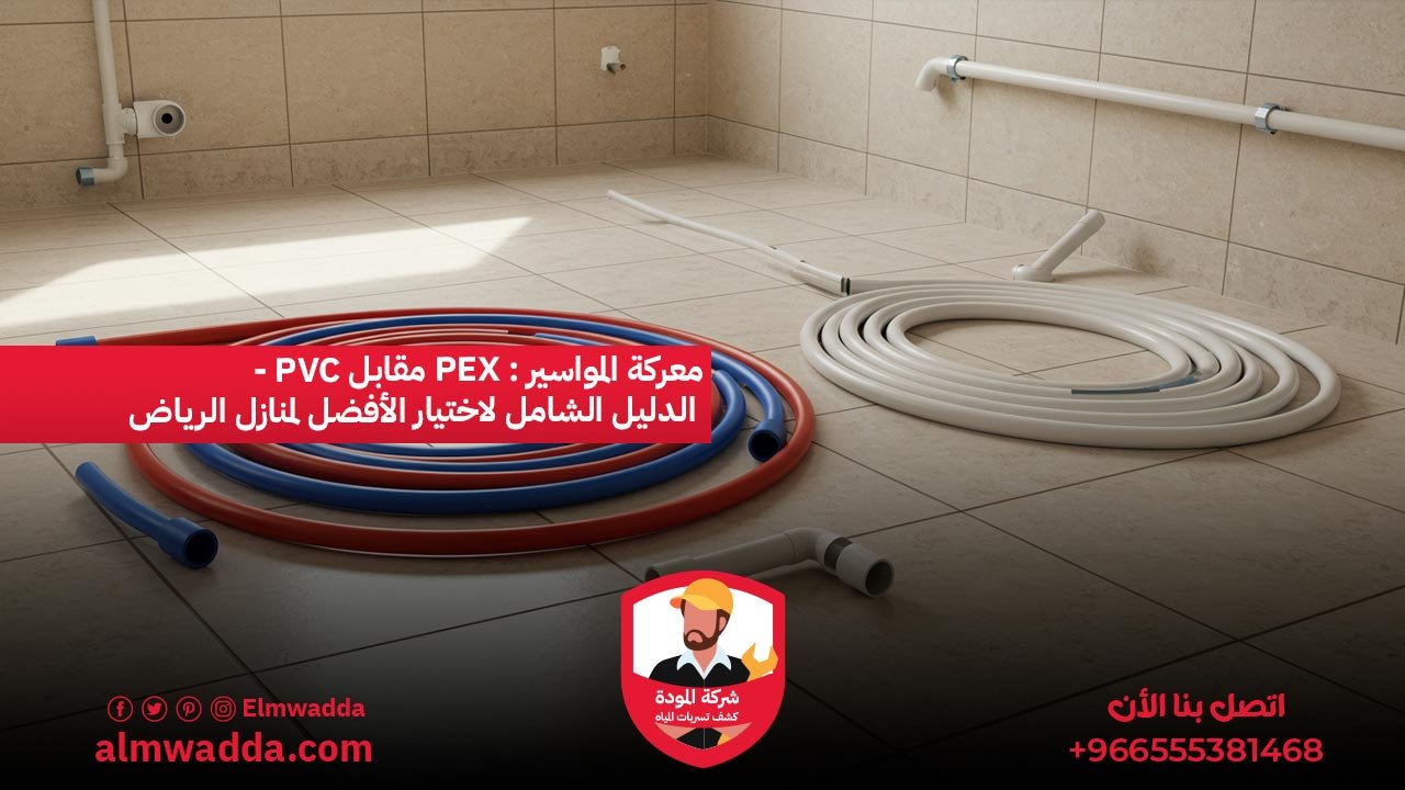 معركة المواسير PEX مقابل PVC - الدليل الشامل لاختيار الأفضل لمنازل الرياض