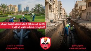 مفاجأة غير متوقعة ! كيف تختلف أنظمة الصرف الصحي بين شمال وجنوب الرياض؟