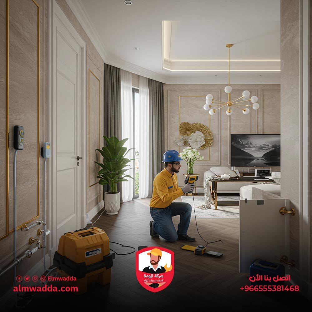 أهمية كشف تسربات المياه للمنازل في الرياض
