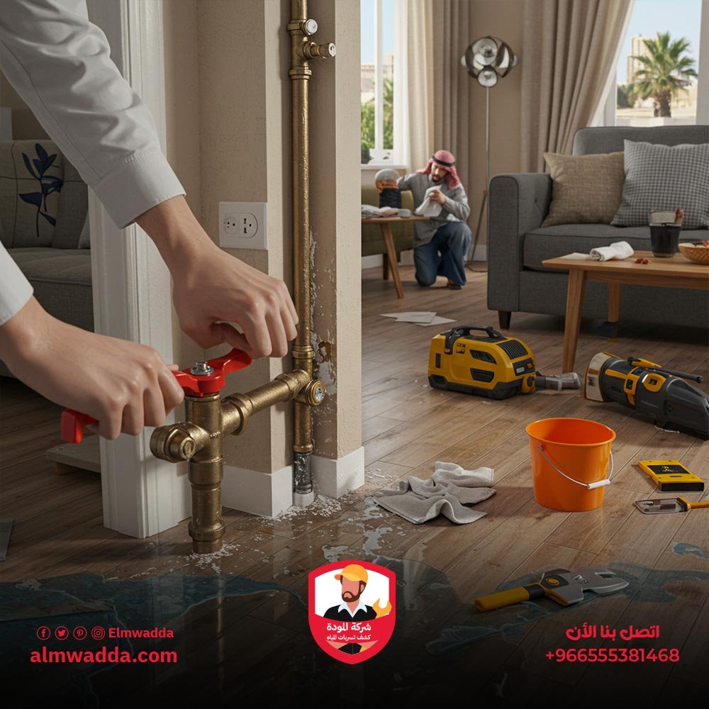 إجراءات إسعافية عند اكتشاف التسرب