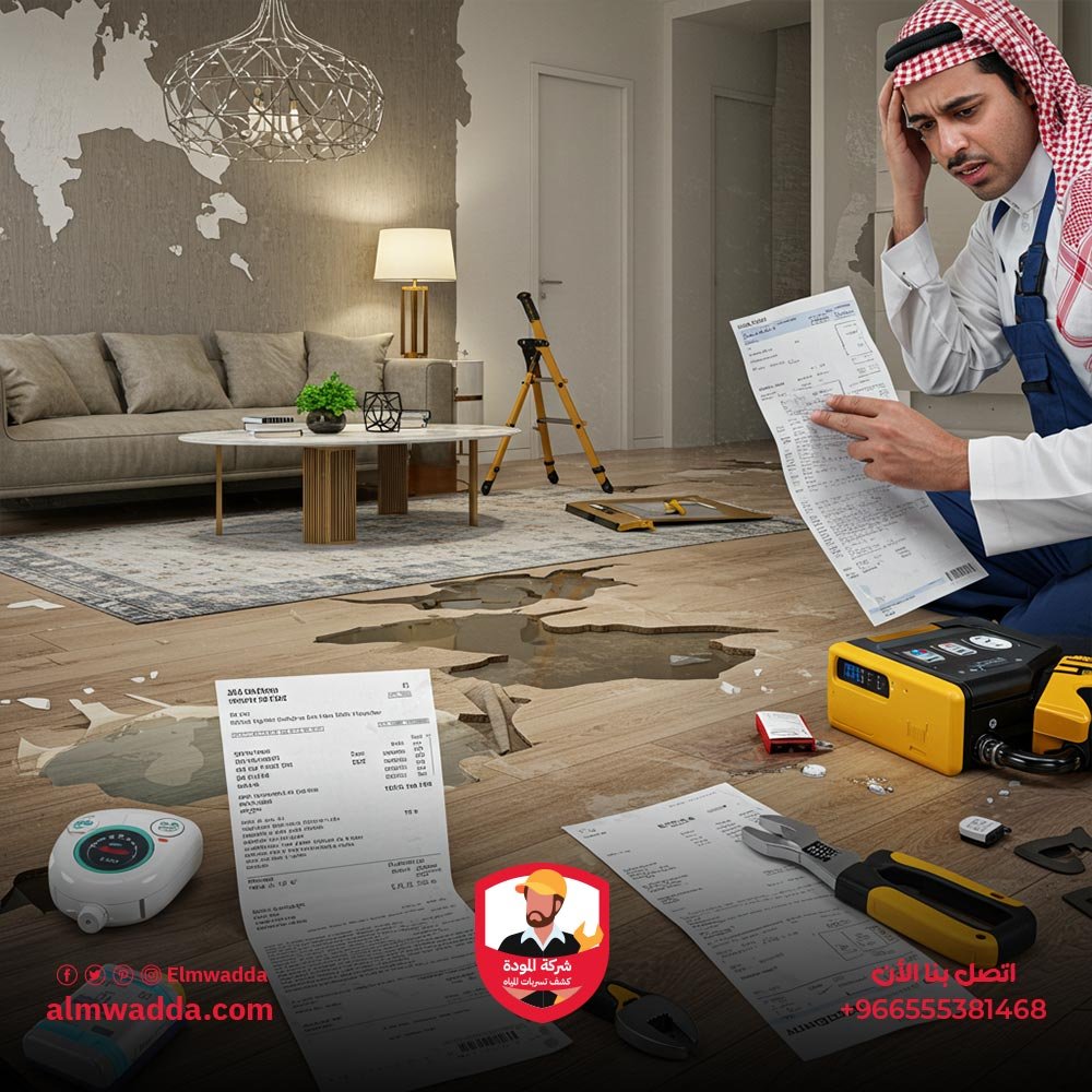 التكلفة المالية لتأخر اكتشاف التسربات