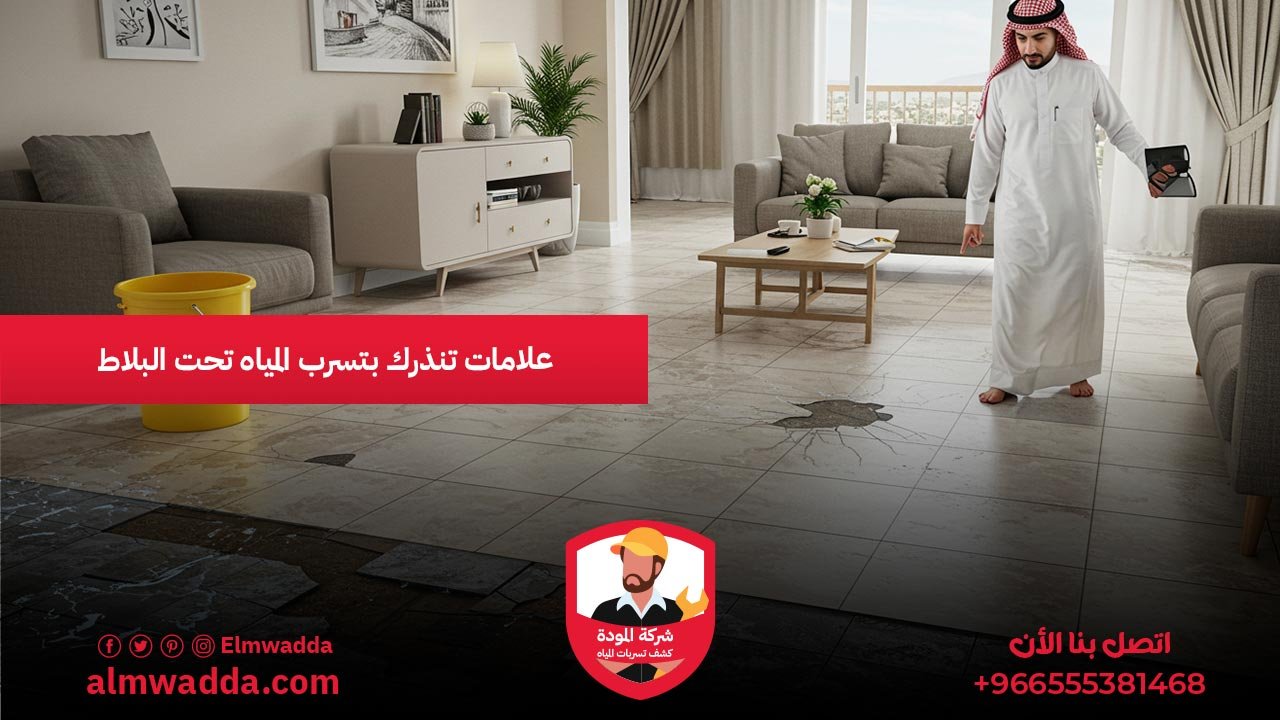 علامات تنذرك بتسرب المياه تحت البلاط