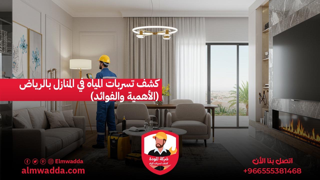 كشف تسربات المياه في المنازل بالرياض (الأهمية والفوائد)