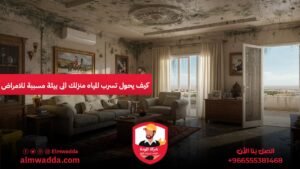 كيف يحول تسرب المياه منزلك الى بيئة مسببة للامراض