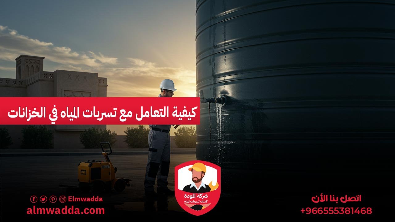 كيفية التعامل مع تسربات المياه في الخزانات