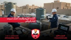 أحدث أجهزة وتقنيات كشف تسربات المياه بالرياض