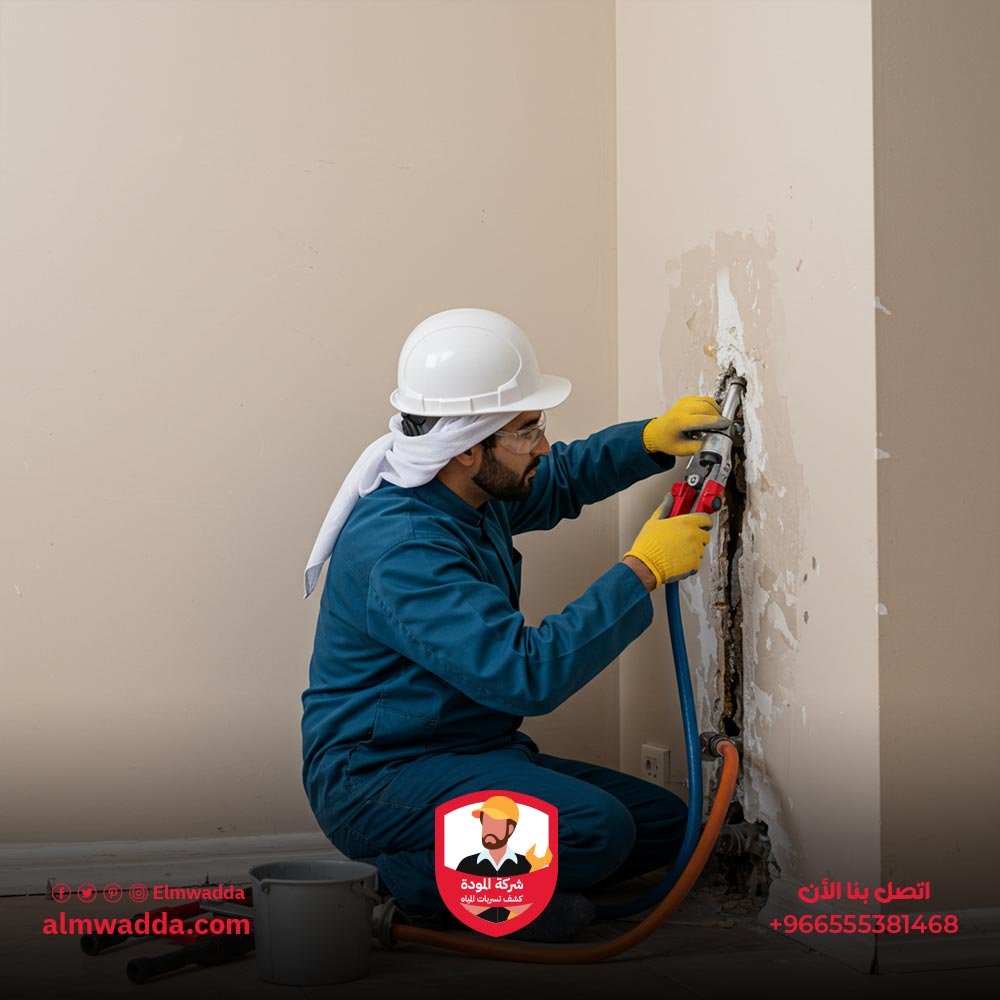 إجراءات علاج التسربات بعد الاكتشاف