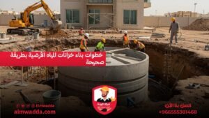 خطوات بناء خزانات المياه الأرضية بطريقة صحيحة