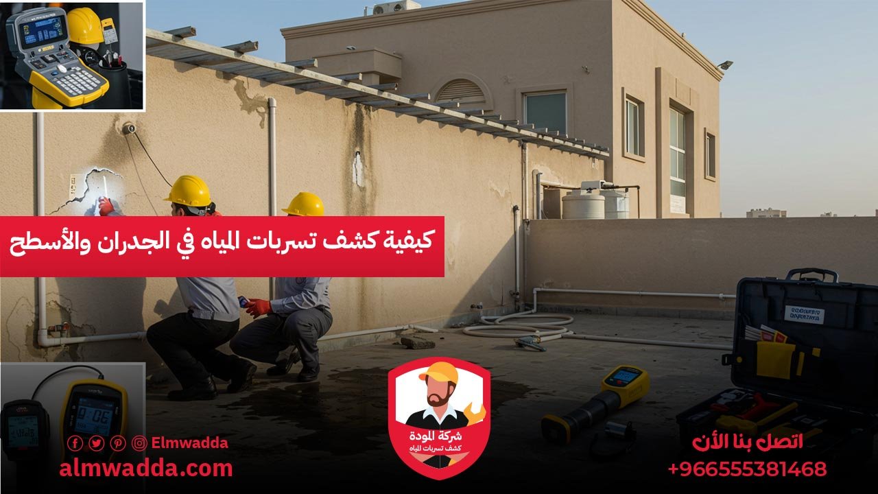 كيفية كشف تسربات المياه في الجدران والأسطح