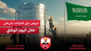 عروض عزل الخزانات بالرياض خلال اليوم الوطني