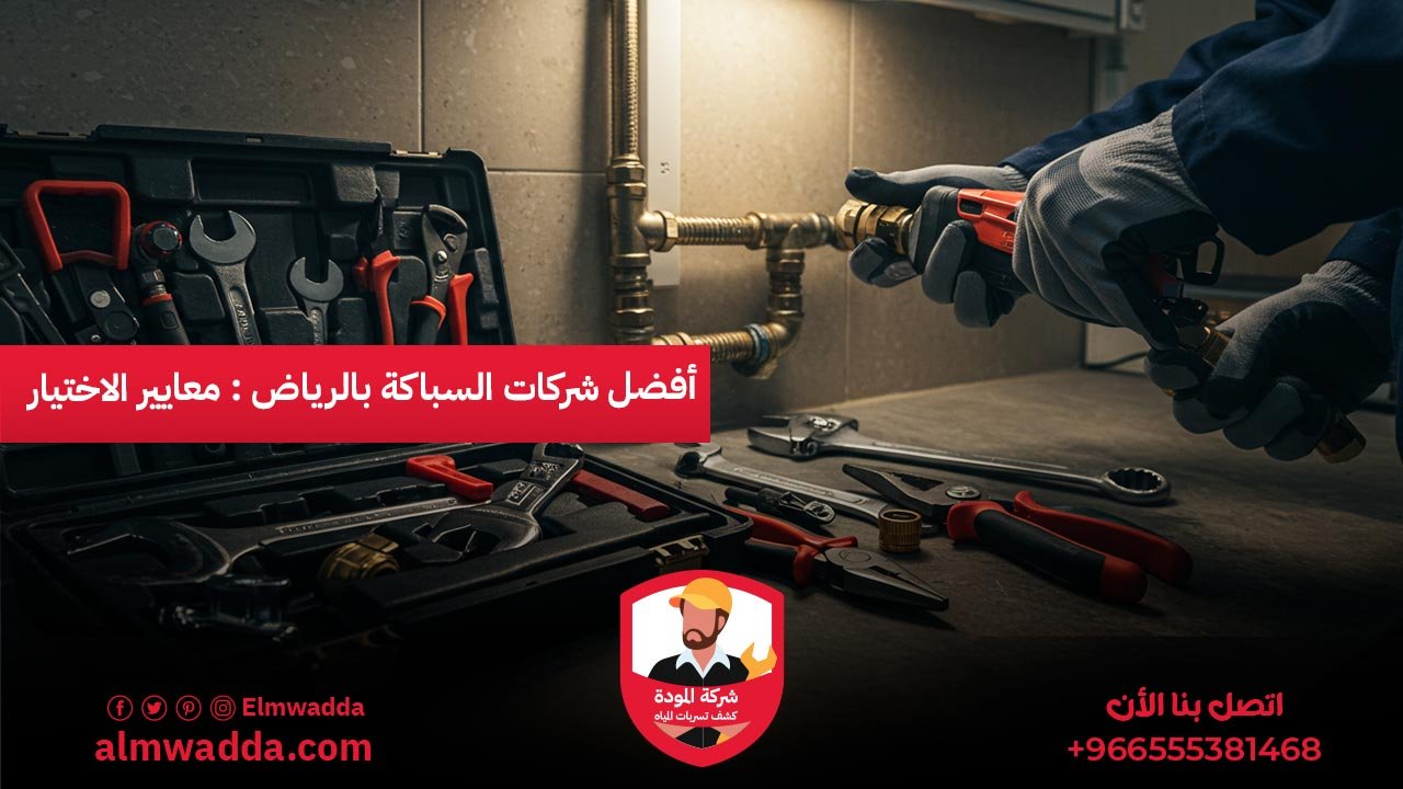 أفضل شركات السباكة بالرياض معايير الاختيار