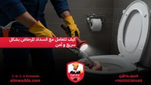 كيف تتعامل مع انسداد المرحاض بشكل سريع و آمن
