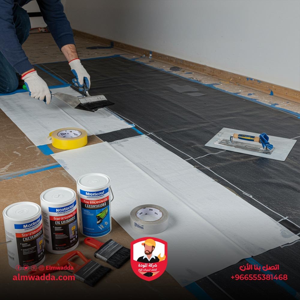 مواد العزل المائي المستخدمة